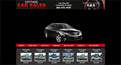 Desktop Screenshot of cottage-car-sales.com